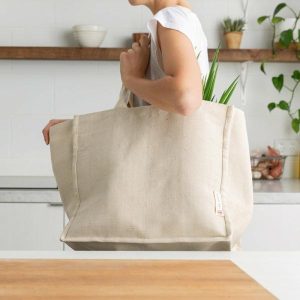 Baskets & Storage | Jute Tote Bag Baskets & Storage Baskets & Storage