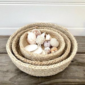 Baskets & Storage | Round Jute Storage Bowls/Basket Baskets & Storage Baskets & Storage