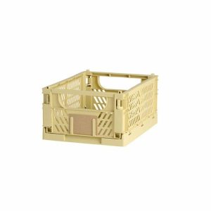 Baskets & Storage | Slant Collapsible Crates Straw Baskets & Storage Baskets & Storage