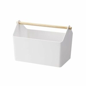 Baskets & Storage | Storage Box White 37 X 21 X 24Cm Baskets & Storage Baskets & Storage