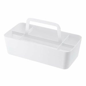 Baskets & Storage | Tower Tool Box White 30 X 15 X 15Cm Baskets & Storage Baskets & Storage