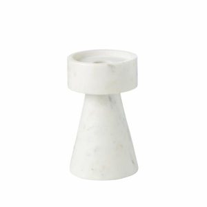 Candles & Diffusers | Blythe Marble Candle Holder White Candles & Diffusers Candles & Diffusers