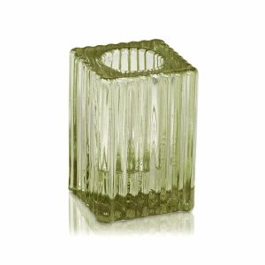 Candles & Diffusers | Enzo Vintage Glass Candle Holder Moss Candles & Diffusers Candles & Diffusers