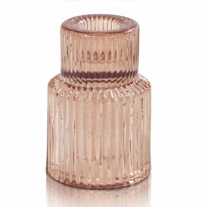 Candles & Diffusers | Vintage Glass Candle Holder Champagne Candles & Diffusers Candles & Diffusers