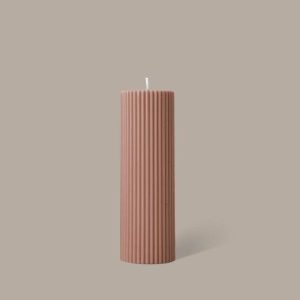 Candles & Diffusers | Wide Column Candle 15Cm X 5Cm Candles & Diffusers Candles & Diffusers