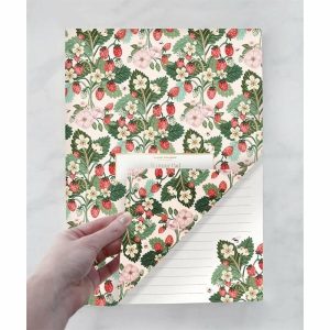 Cards & Stationery | Strawberries A4 Writing Pad Cards & Stationery Cards & Stationery