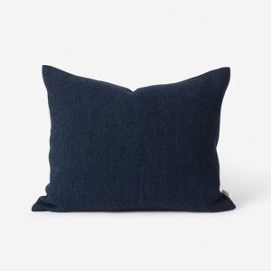 Cushions | Heavy Linen Jute Cushion Midnight 45X55Cm Cushions Cushions