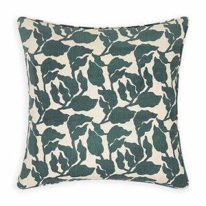 Cushions | Pacific Blue Linen Cushion 50X50Cm Cushions Cushions