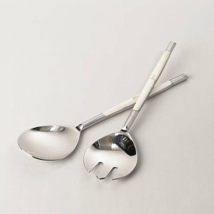 Cutlery & Utensils | Bone Inlay Salad Servers Cutlery & Utensils Cutlery & Utensils