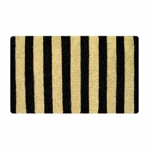 Doormats & Rugs | Black Stripes Doormat 45Cm X 75Cm Doormats & Rugs Doormats & Rugs