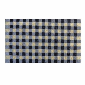 Doormats & Rugs | Gingham Check Doormat 45Cm X 75Cm Doormats & Rugs Doormats & Rugs