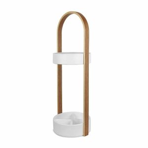 Furniture | Umbrella Stand White/Natural Furniture Furniture