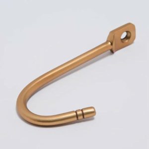 Hooks & Knobs | Hook Satin Brass – 4 Left Hooks & Knobs Hooks & Knobs