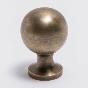 Hooks & Knobs | Knob Acid Washed Brass Large – 12 Left Hooks & Knobs Hooks & Knobs