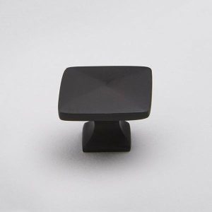 Hooks & Knobs | Knob Blackest Black – 2 Left Hooks & Knobs Hooks & Knobs