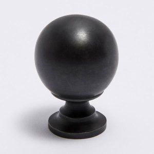 Hooks & Knobs | Knob Scorched Black Large – 10 Left Hooks & Knobs Hooks & Knobs