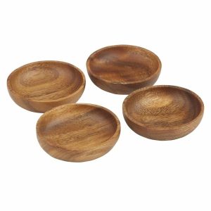 Kitchen | Acacia Wood Bowl 10Cm Housewares Kitchen