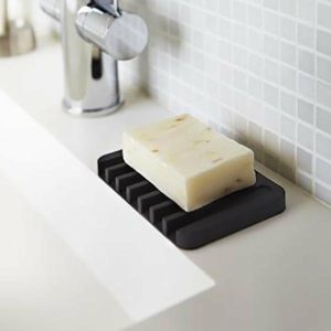 Kitchen | Flow Silicone Soap Tray Black Housewares Kitchen