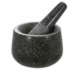 Kitchen | Granite Mortar & Pestle 13Cm X 10Cm Housewares Kitchen