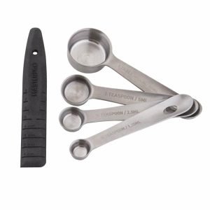 Kitchen | Stainless Steel Measuring Spoons With Leveller Housewares Kitchen