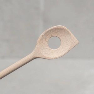 Kitchen | Wooden Scraper Spoon W Hole 30Cm Housewares Kitchen