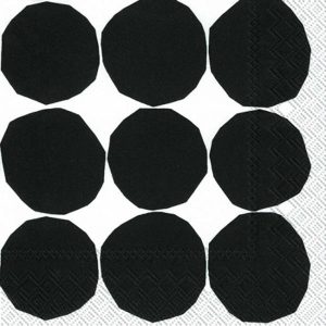 Placemats, Coasters, Napkins | Napkin Pack Of 20 – Kivet Black White Housewares Placemats, Coasters, Napkins