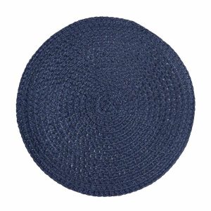 Placemats, Coasters, Napkins | Placemat Denim Blue 35Cm Sold Individually Housewares Placemats, Coasters, Napkins