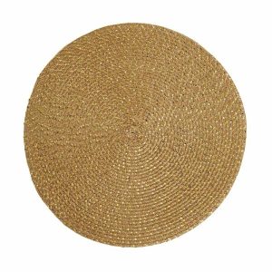 Placemats, Coasters, Napkins | Placemat Gold Speckle 35Cm Sold Individually Housewares Placemats, Coasters, Napkins