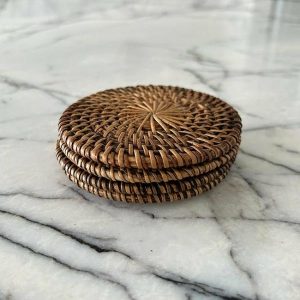 Placemats, Coasters, Napkins | Rattan Coaster – Individual Housewares Placemats, Coasters, Napkins