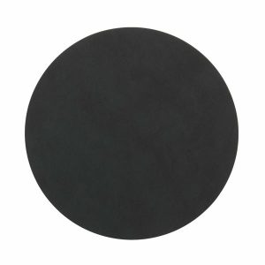 Placemats, Coasters, Napkins | Round Placemat Nupo Black 30Cm Housewares Placemats, Coasters, Napkins