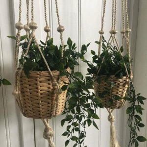 Plant & Garden | Jute Plant Pot Hanger Natural Housewares Plant & Garden