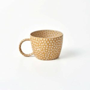 Pottery & Tableware | Chino Mug Mustard Sprinkle Housewares Pottery & Tableware