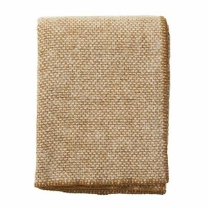 Throws & Blankets | Lambswool Throw Domino Caramel Housewares Throws & Blankets