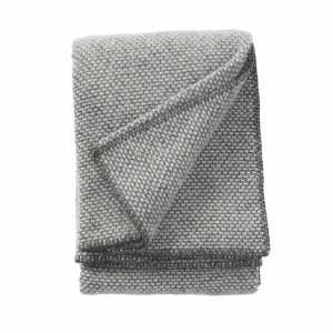 Throws & Blankets | Lambswool Throw Domino Dark Grey Housewares Throws & Blankets