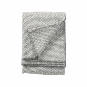 Throws & Blankets | Lambswool Throw Domino Light Grey Housewares Throws & Blankets