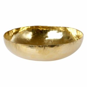 Kitchen | Hammered Brass Bowl Housewares Kitchen