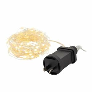 Lighting | Super Bright String Light Led 100 Bulbs Silver 10M Housewares Lighting