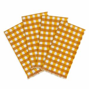 Placemats, Coasters, Napkins | Marigold Cotton Napkins (Set Of 4) Housewares Placemats, Coasters, Napkins